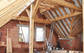Melon Green attic trusses